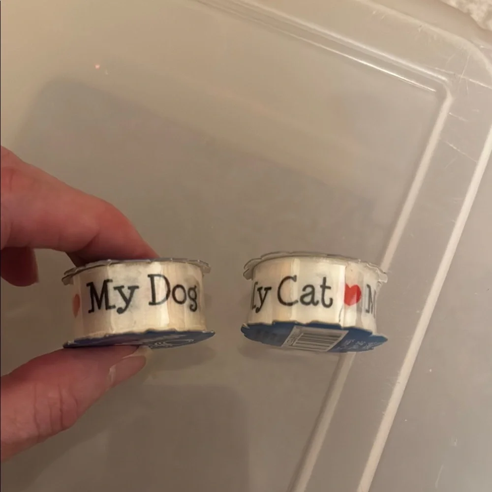 11 Mini Ribbons Rolls Cat Dog Wedding Giggle Feet Congratulations Boy Anniver
